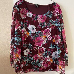 Women's Blouse with pretty fall colors